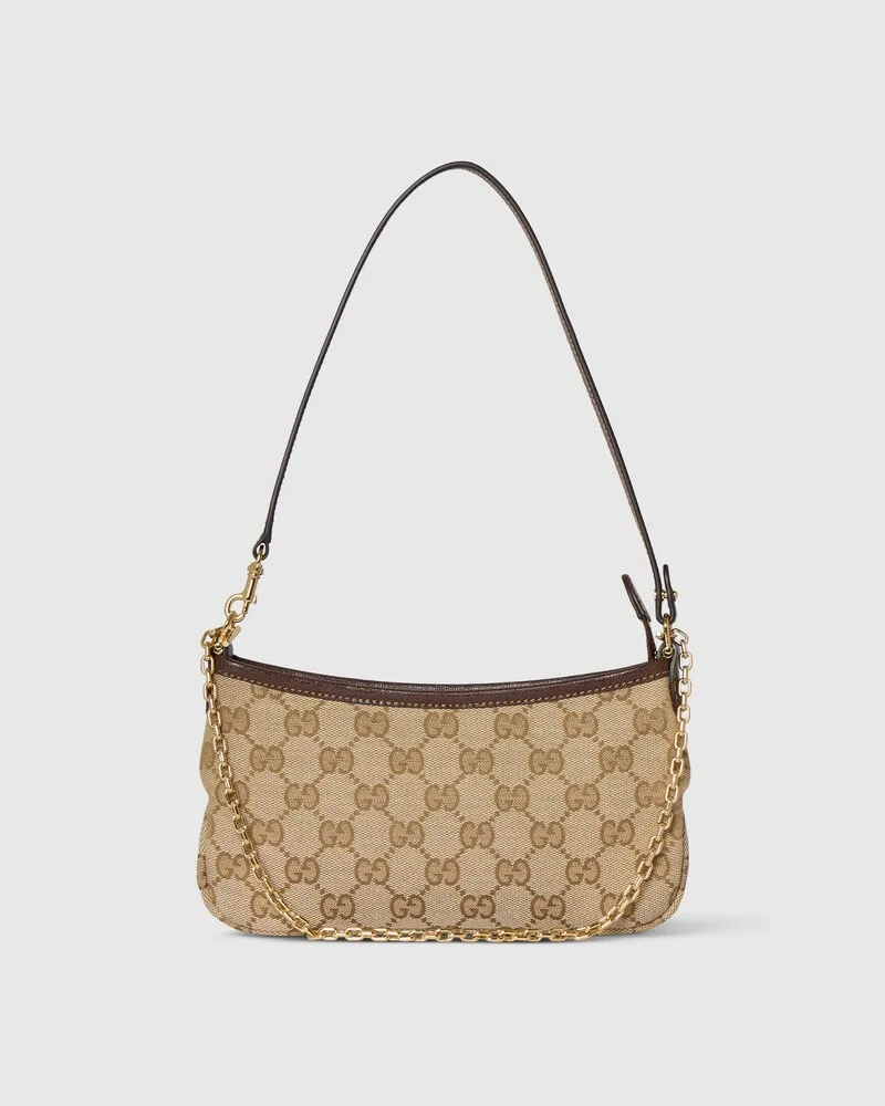 Gucci Kleine Schultertasche Braun