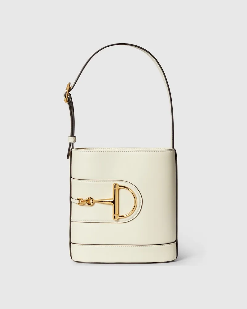 Gucci Kleine 73 Bucket Bag Nude