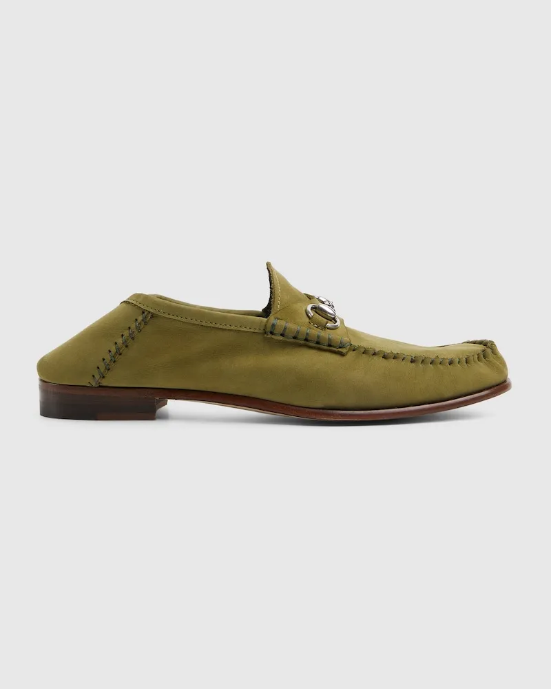Gucci Gigi Damenloafer, Größe Grün