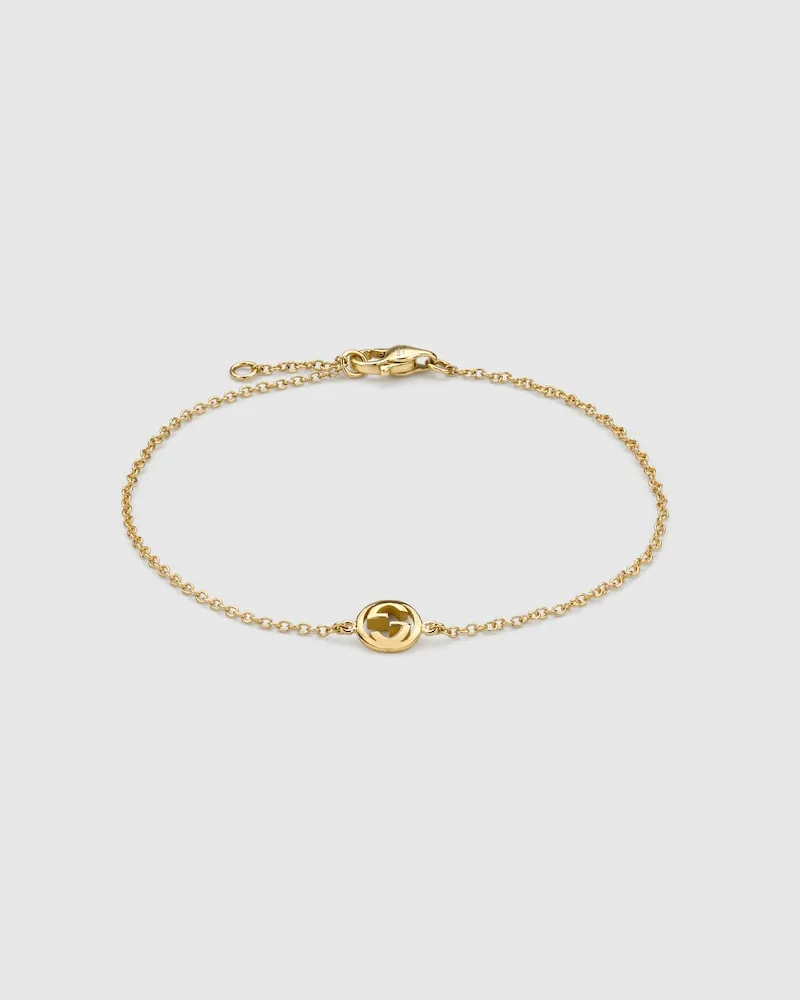 Gucci Interlocking Kettenarmband 18 Karat Undefined