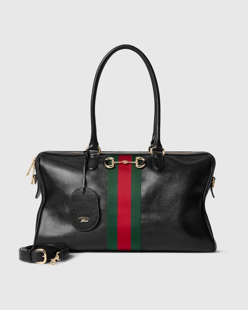 Gucci Sac Boston Borsetto Grand Format Noir