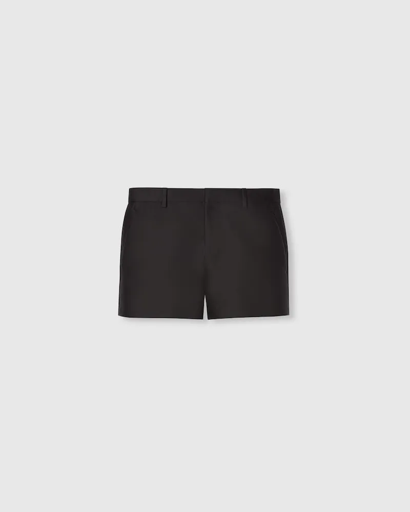 Gucci Shorts aus Woll- Und Seidengabardine, Größe Schwarz