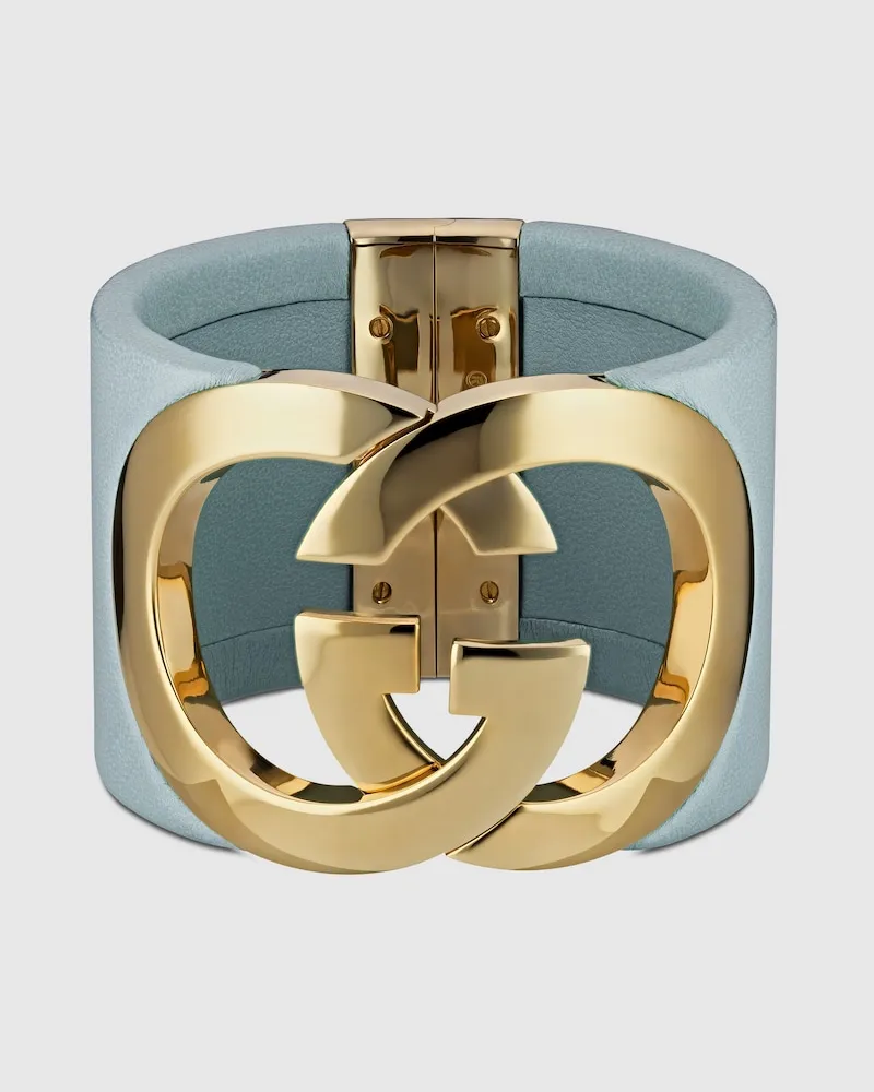 Gucci Interlocking Armspange Goldfarbenes