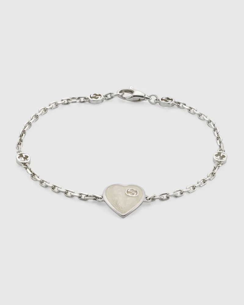 Gucci Heart Armband Mit GG Undefined