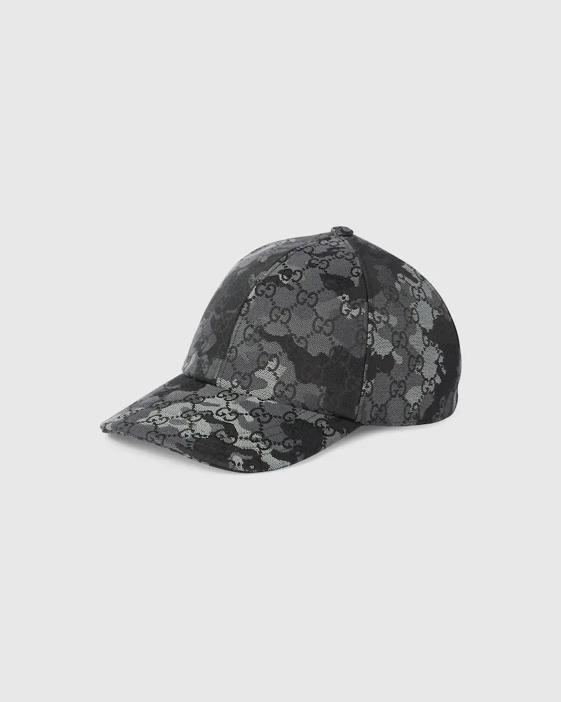 Gucci Casquette En Toile GG Monogram, Taille Noir
