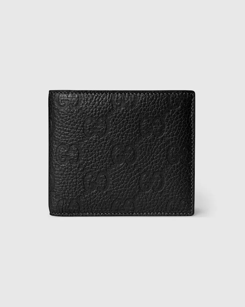Gucci Imprint Portemonnaie Schwarz