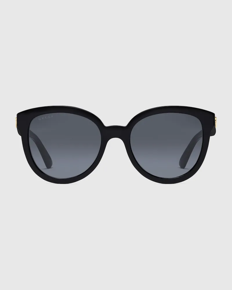 Gucci Sonnenbrille In Katzenaugenform Schwarz