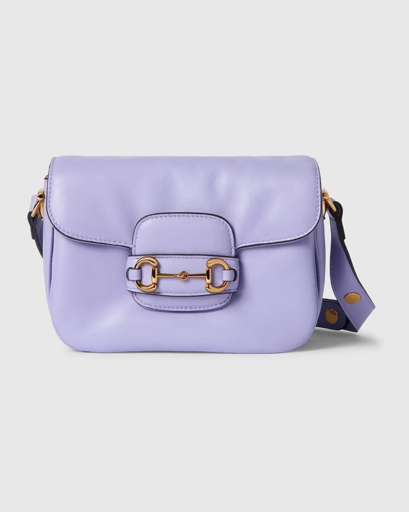 Gucci Horsebit 1955 Aura Mini-Schultertasche Violett