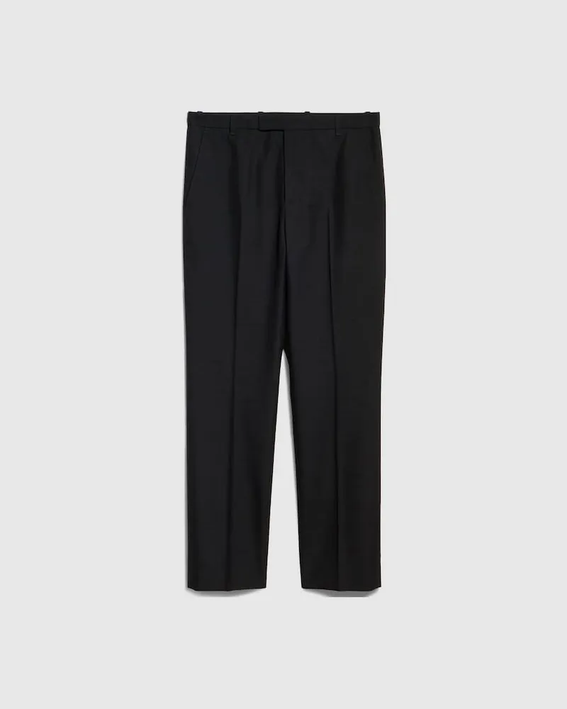Gucci Hose aus Wolle mit Fil Coupé, Größe Grau