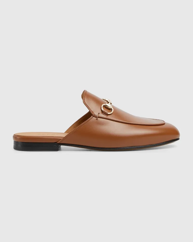 Gucci Princetown Damenslipper, Größe Braun