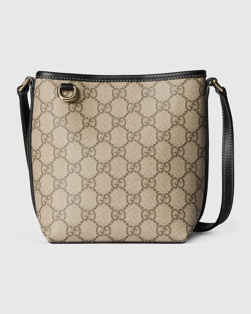Gucci GG Emblem Nano Bucket Bag Beige
