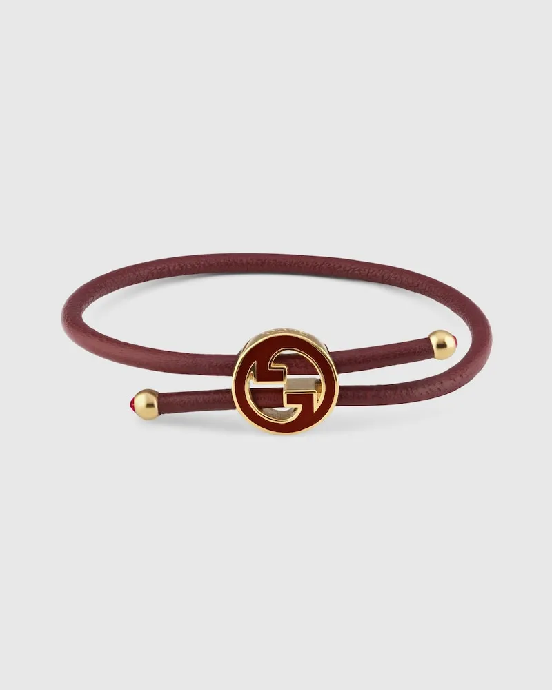 Gucci Armband Mit Rundem GG aus Emaille Undefined