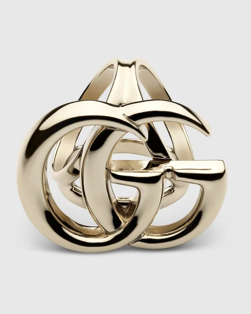 Gucci Tuchring Mit Doppel G Gold