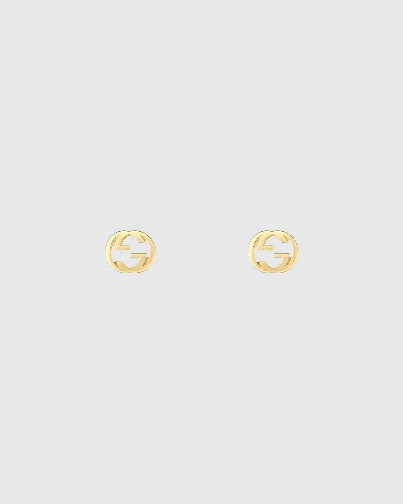Gucci Interlocking Ohrstecker Gold