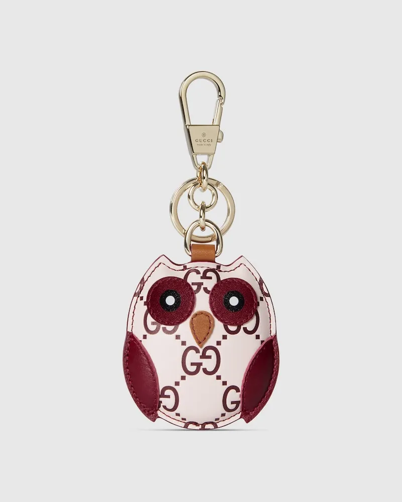 Gucci Taschenanhänger In Eulenform Pink