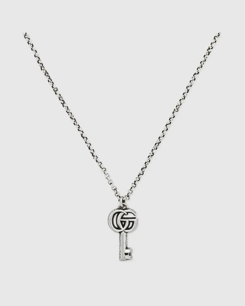 Gucci GG Marmont Halskette mit Anhänger In Schlüsselform Undefined