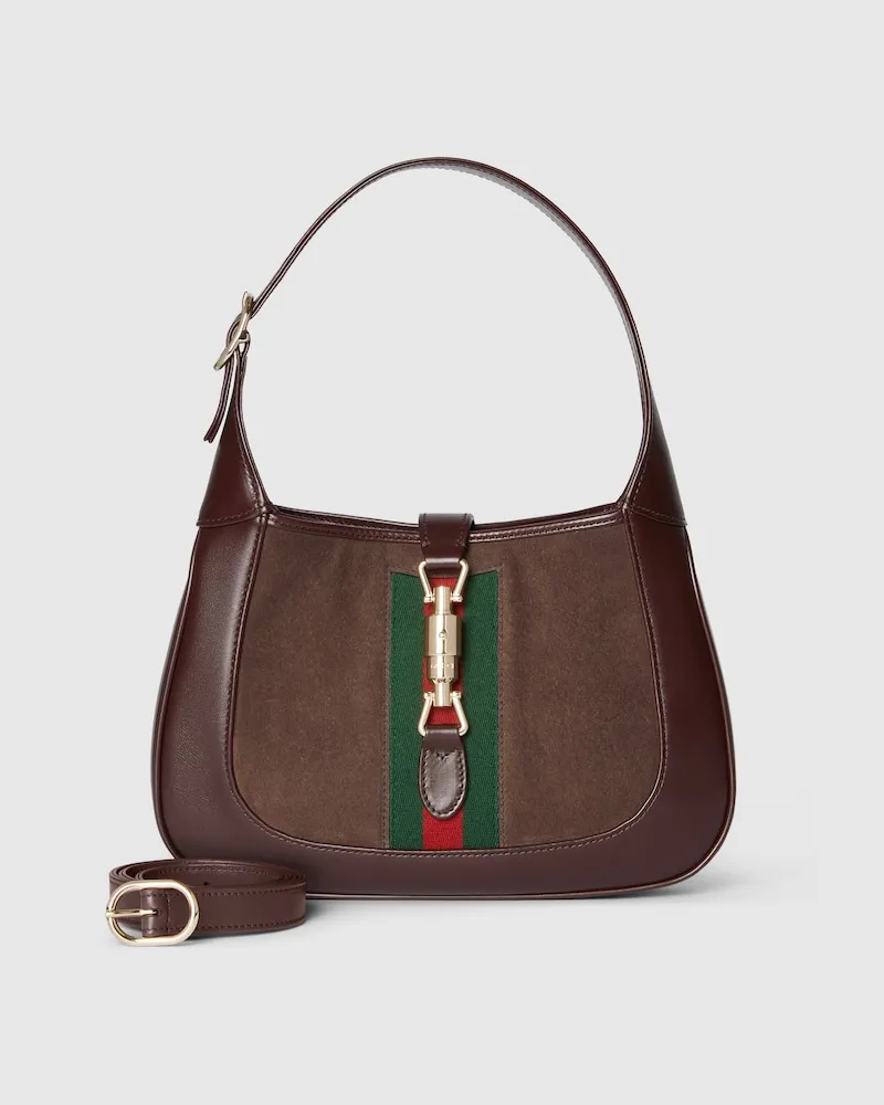 Gucci Mittelgroße Jackie 1961 Tasche Braun