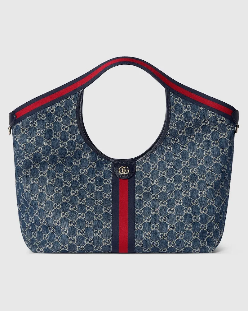 Gucci Großer Giglio Shopper Blau