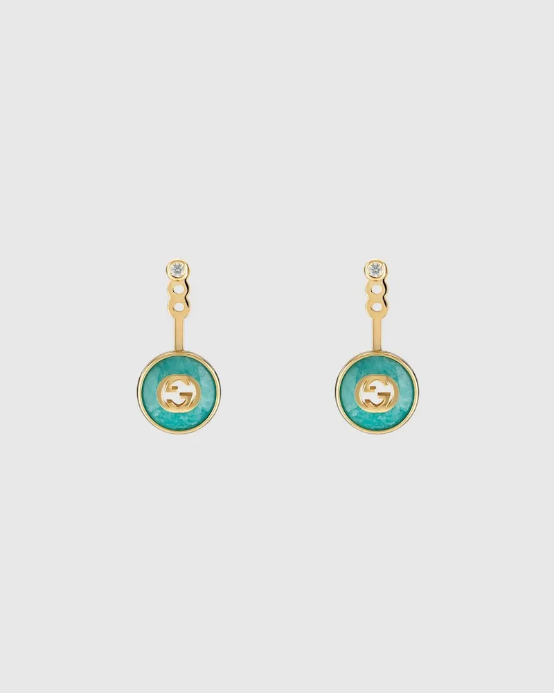 Gucci Interlocking Ohrringe 18 Karat Undefined