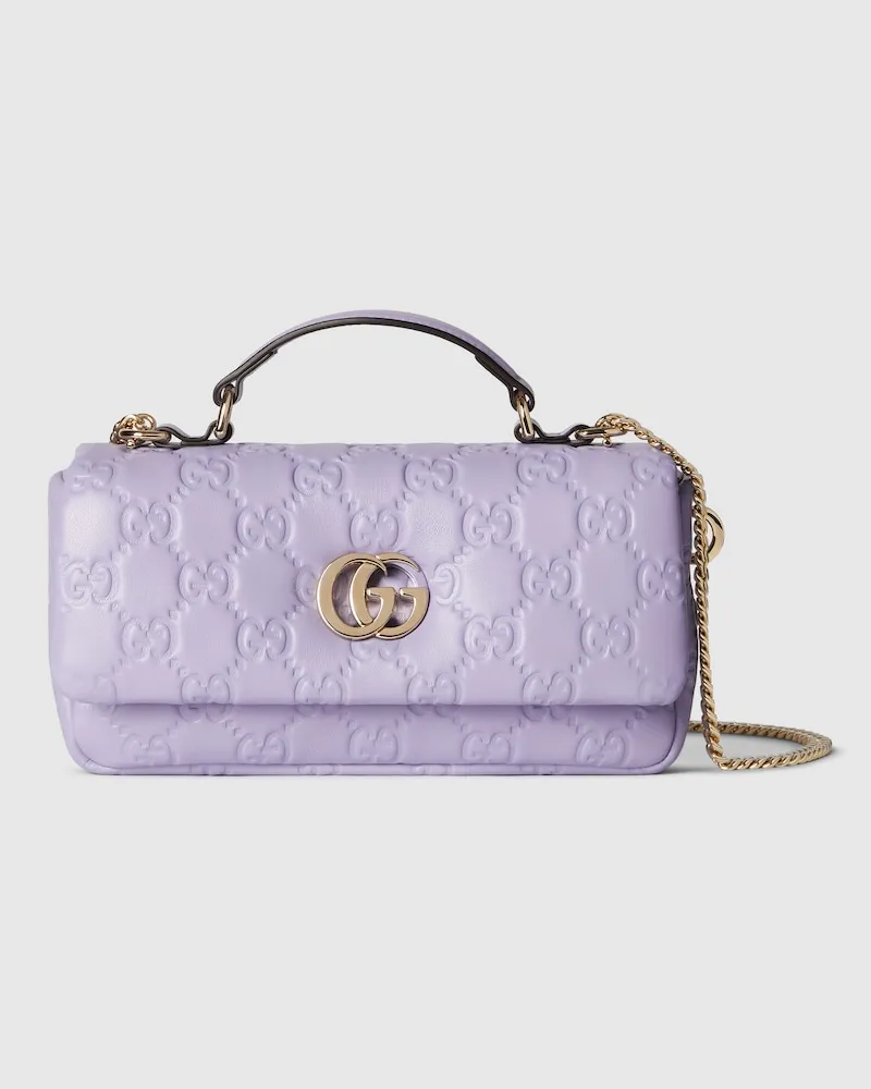 Gucci Kleine GG Milano Henkeltasche Violett