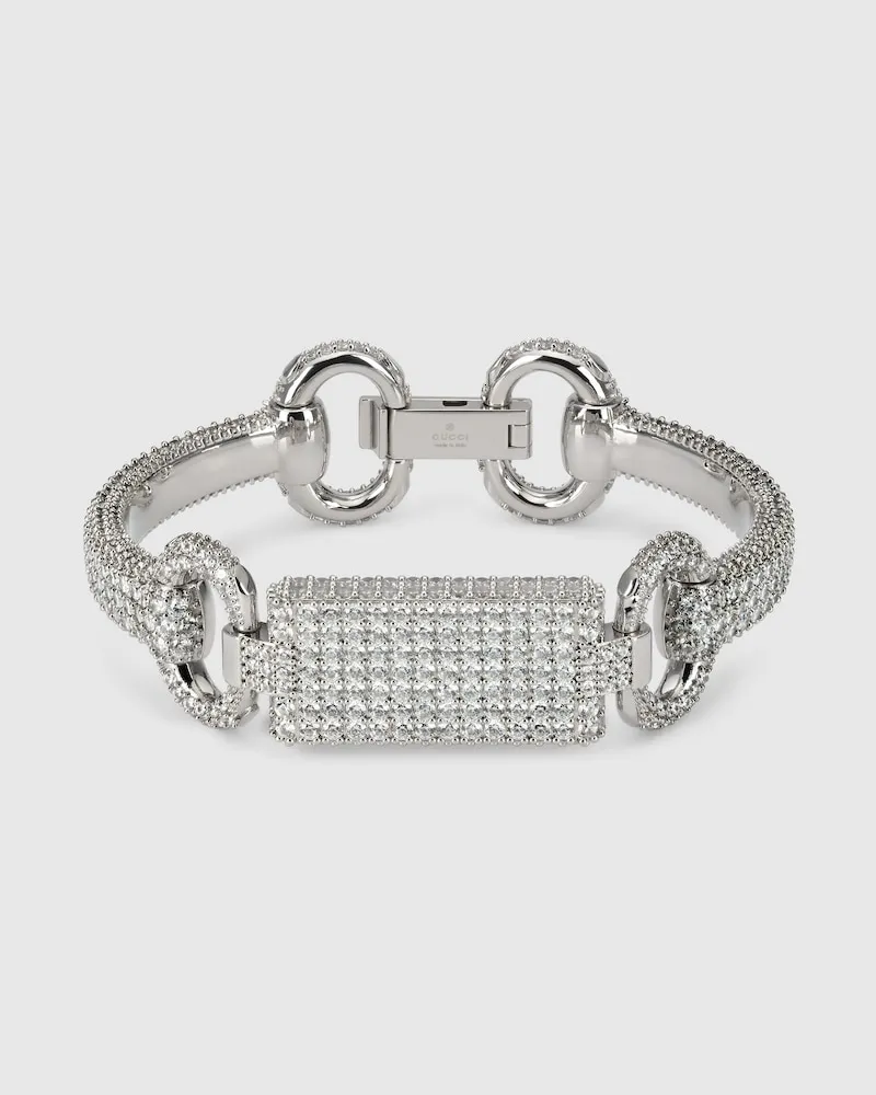 Gucci Armband mit Horsebit Und Kristallen Undefined