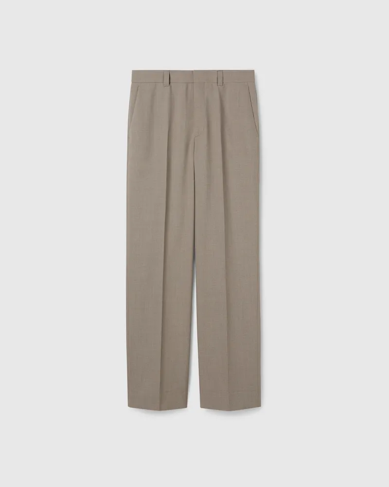 Gucci Hose aus Woll-Mouliné, Größe Beige