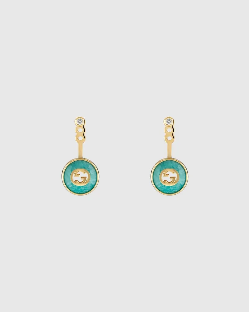 Gucci Interlocking Ohrringe 18 Karat Undefined