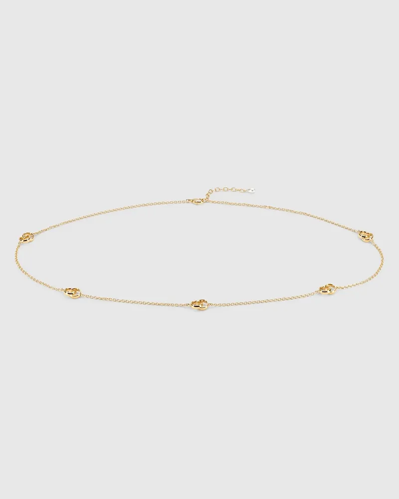 Gucci Interlocking Body-Accessoire Goldfarbenes