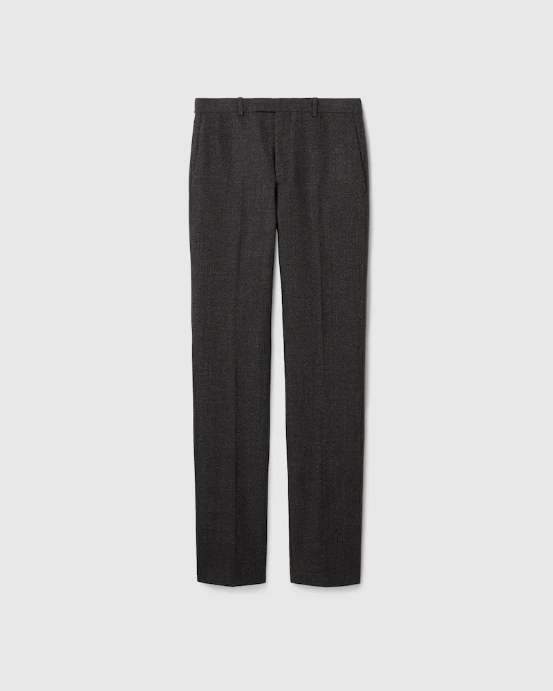 Gucci Hose aus Woll-Mouliné, Größe Schwarz