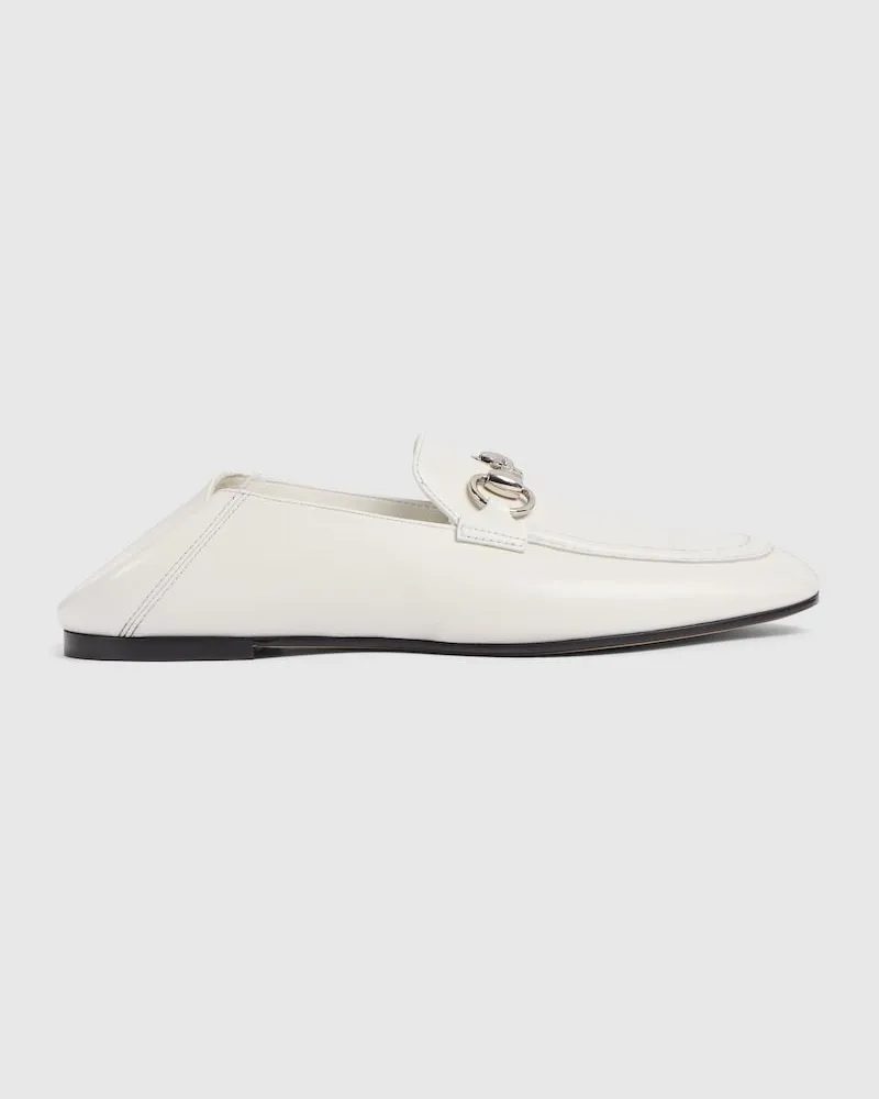 Gucci Damenloafer mit Horsebit, Größe Weiß