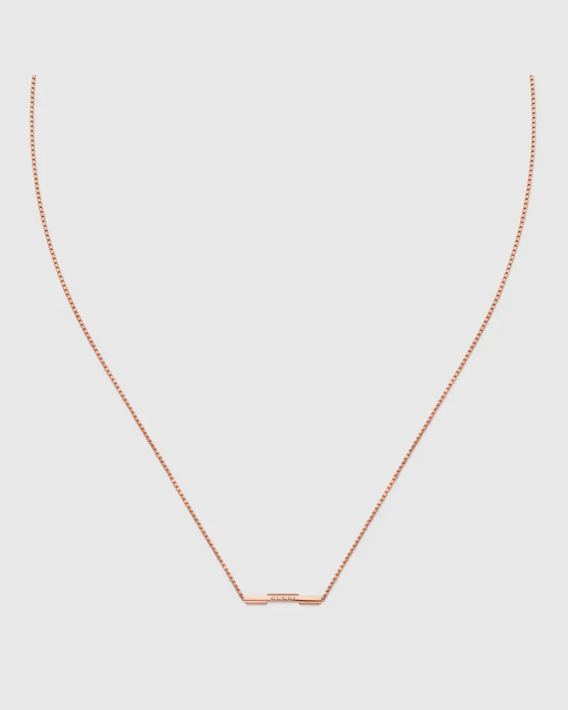 Gucci Link To Love Halskette Mit „" Stabanhänger Undefined