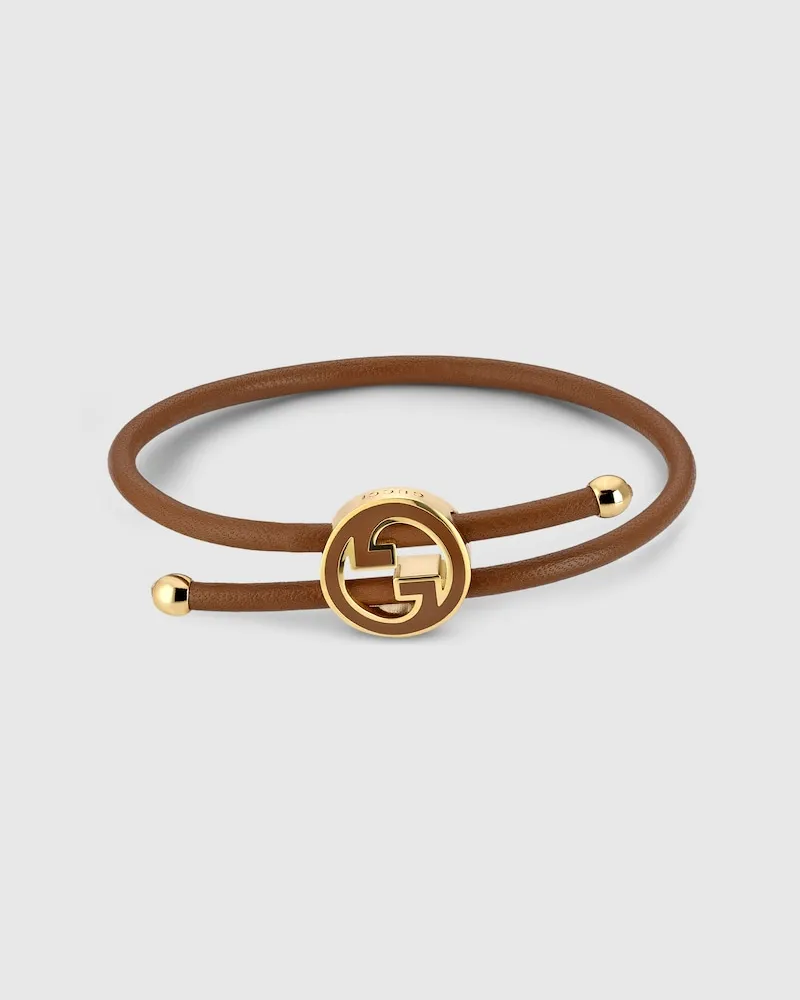 Gucci Armband Mit Rundem GG aus Emaille Undefined
