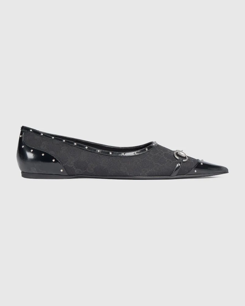 Gucci Mocassins À Bout Pointu Cloutés Pour Homme, Taille Noir