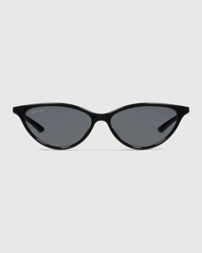 Gucci Sonnenbrille In Katzenaugenform Schwarz