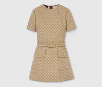 Kleid aus GG Baumwollcanvas, Größe