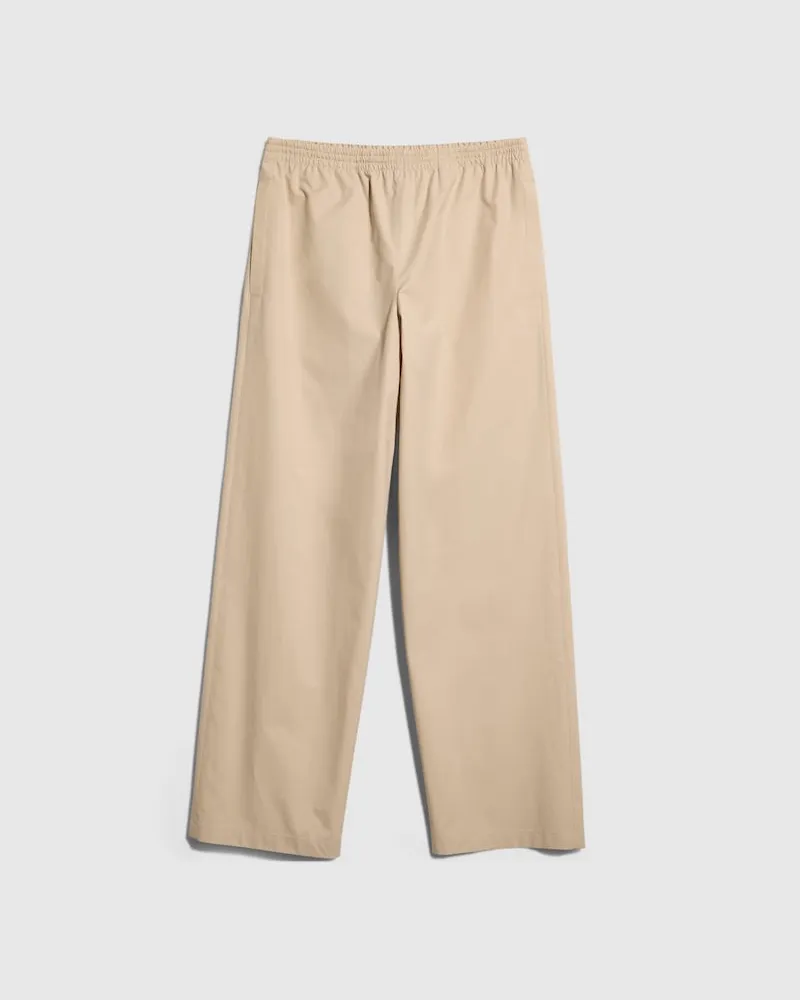 Gucci Hose aus Baumwollpopeline, Größe Beige