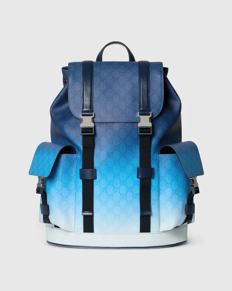 Gucci Großer Chroma Rucksack Blau