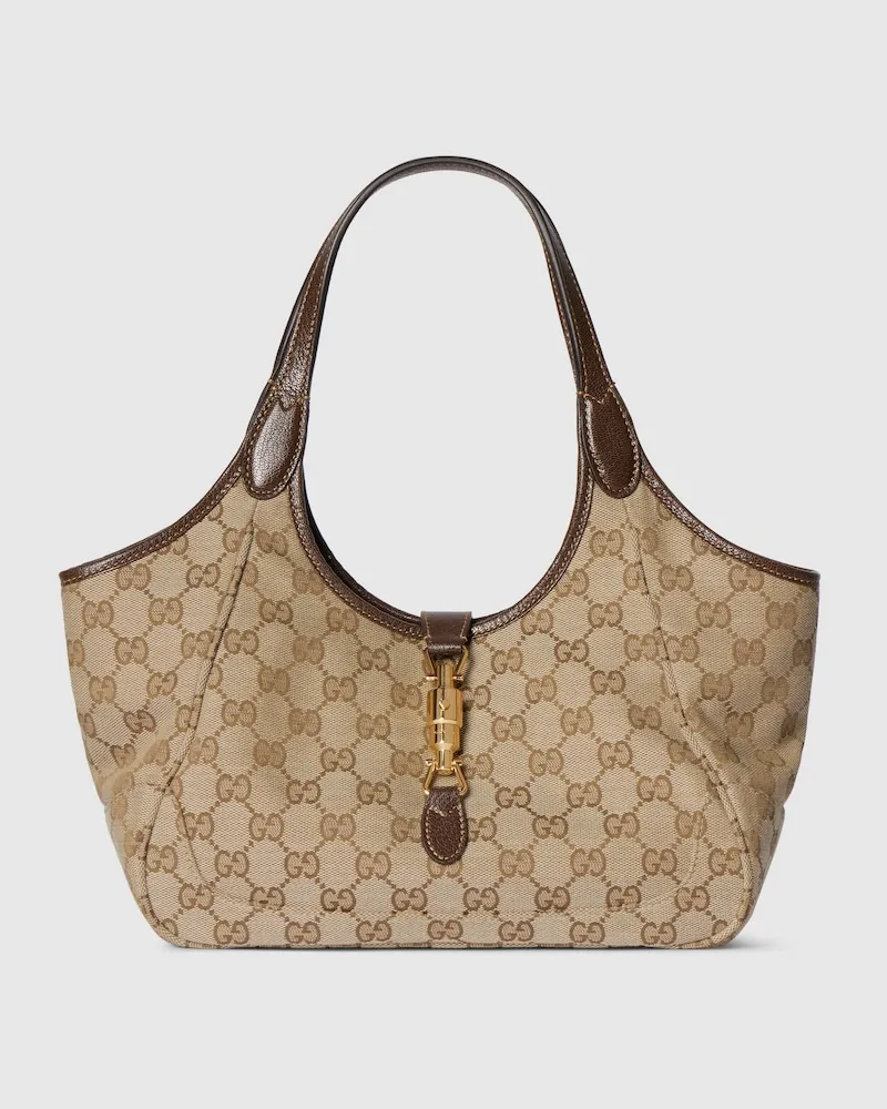 Gucci Kleiner Mercato Shopper Beige