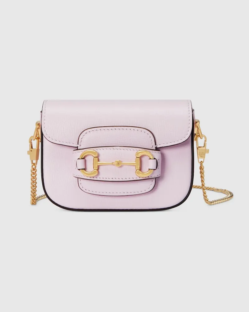 Gucci Horsebit 1955 Nano-Tasche Pink