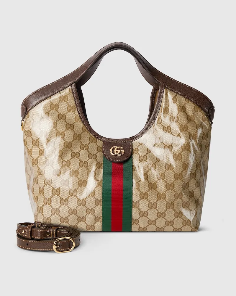 Gucci Kleiner Giglio Shopper Beige