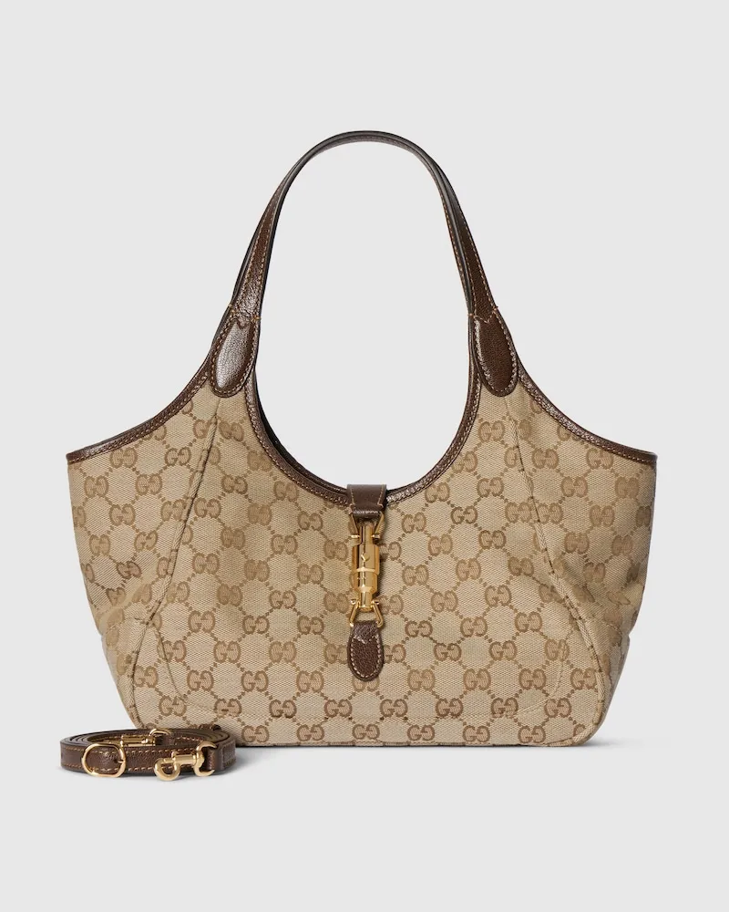 Gucci Kleiner Mercato Shopper Beige