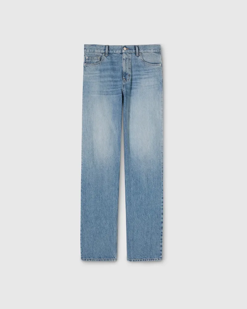 Gucci Hose aus Baumwolldenim, Größe Blau