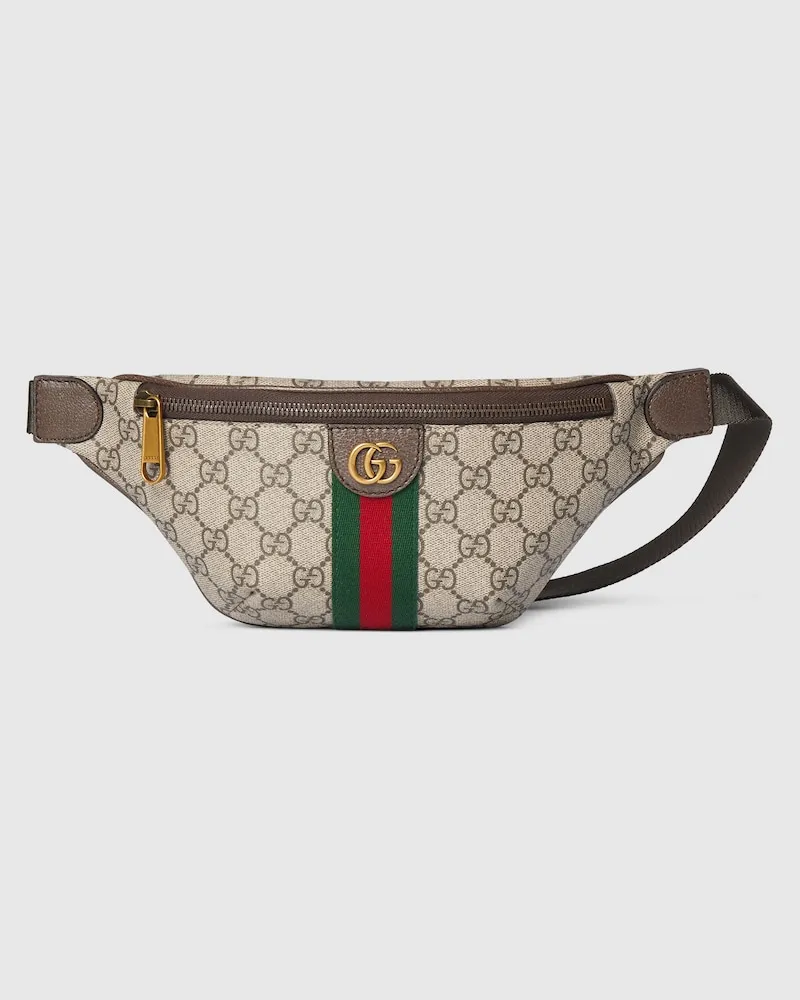 Gucci Kleine Ophidia Gürteltasche, Größe 90 Beige