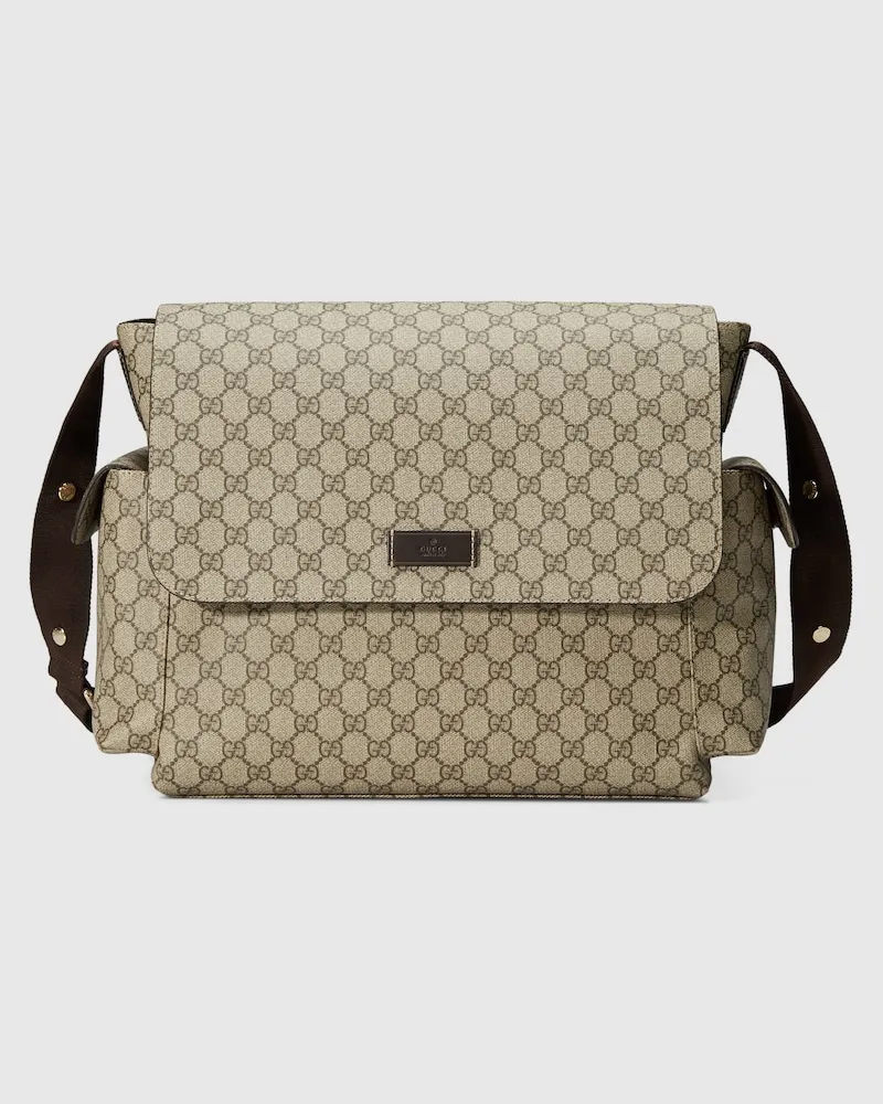 Gucci Große Wickeltasche Beige