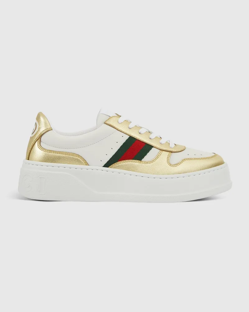 Gucci Klobiger Damensneaker, Größe Gold