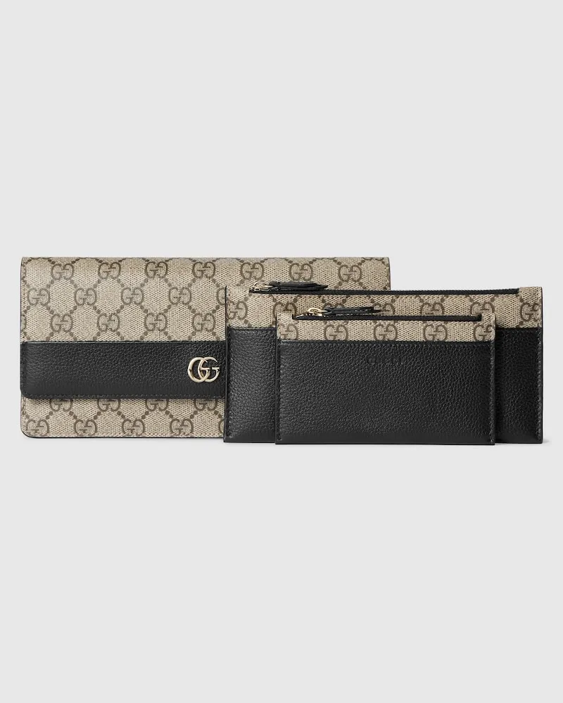 Gucci GG Marmont Brieftasche Schwarz