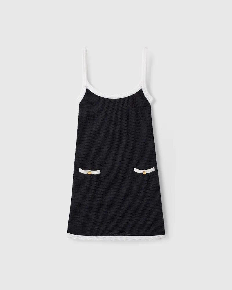 Gucci Kleid aus Feiner Baumwolle, Größe Blau