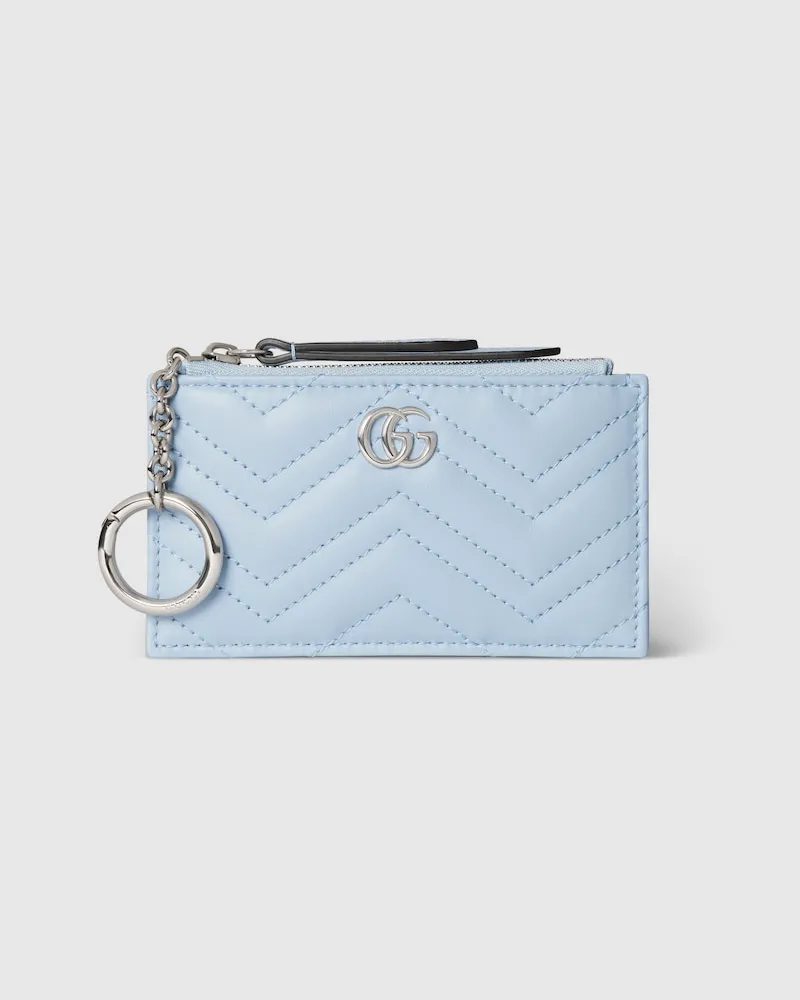 Gucci GG Marmont Schlüsseltäschchen Blau