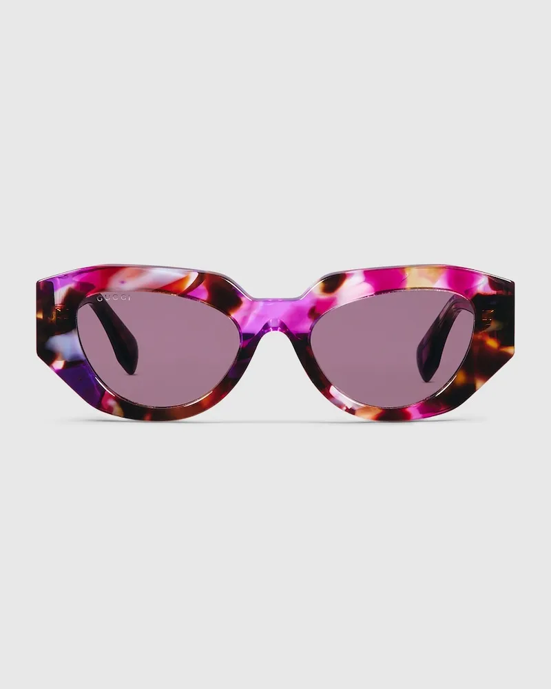 Gucci Sonnenbrille In Katzenaugenform Braun