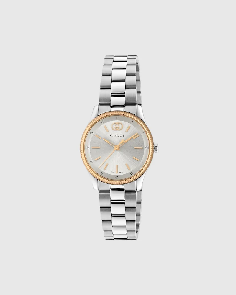 Gucci G-Timeless Uhr, 29 mm Weiß